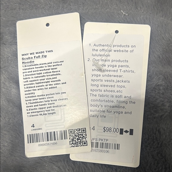 Lululemon athletica Light Gray Zip-Up hoodie set - Picture 12 of 13